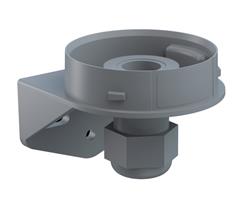 260.700.06 Werma 260.700.06 Mini Bracket for Mini TwinLIGHT [grey] With Cable Gland